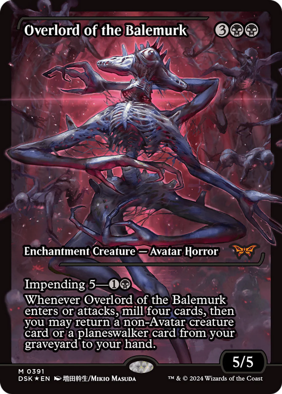 Overlord of the Balemurk (Showcase) - Duskmourn: House of Horror (DSK)