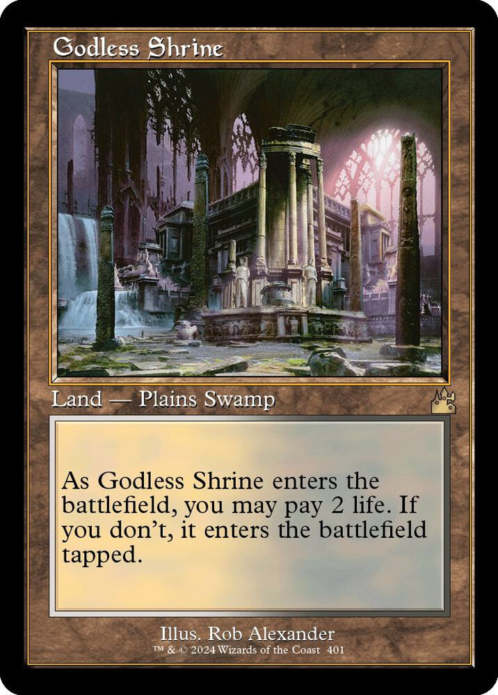 Godless Shrine (Retro Frame) - Ravnica Remastered (RVR)