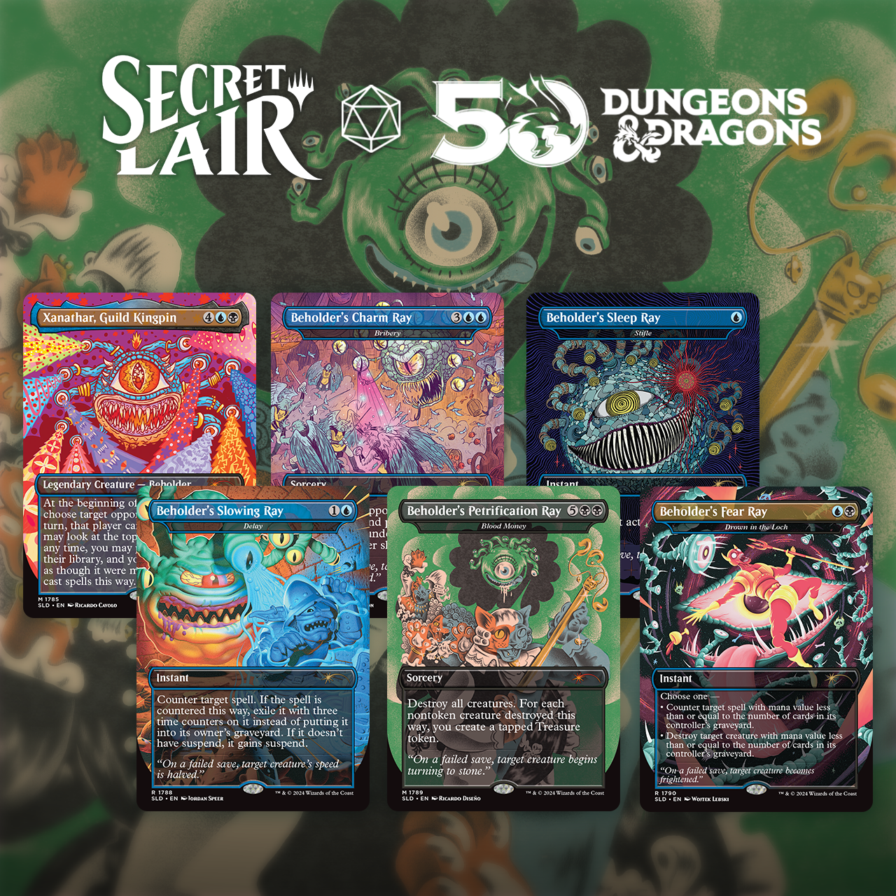 Secret Lair Drop: Secret Lair x Dungeons & Dragons: Death is in the Eyes of the Beholder I - Non-Foil Edition