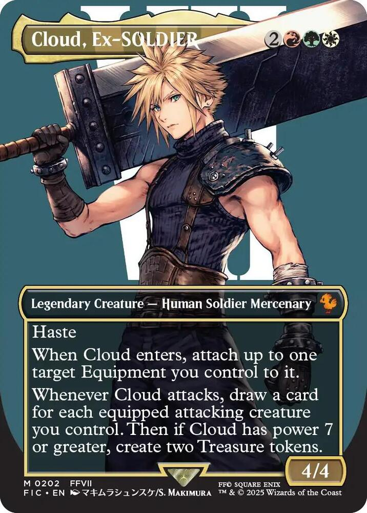Cloud, Ex-SOLDIER (Borderless) - Commander: Final Fantasy (FIC)