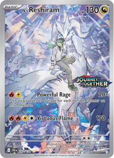 N's Reshiram - 167/159 (Journey Together Stamped) - SV09: Journey Together (JTG)