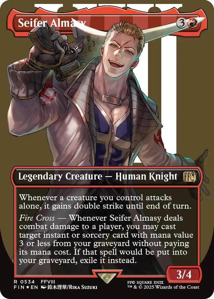 Seifer Almasy (Borderless) (Surge Foil) - Final Fantasy (FIN)