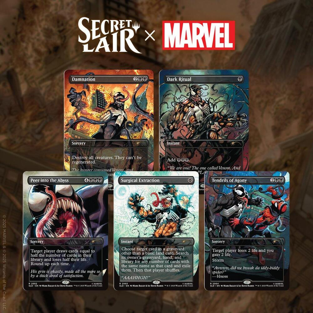 Secret Lair Drop: Secret Lair x Marvel's Spider-Man: Venom Unleashed (Colors) - Non-Foil Edition - Secret Lair Drop Series (SLD)