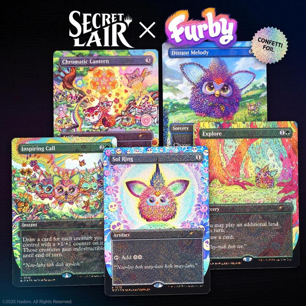 Secret Lair x Furby: Doo-ay Noo-lah - Confetti Foil Edition - Secret Lair Drop Series (SLD)