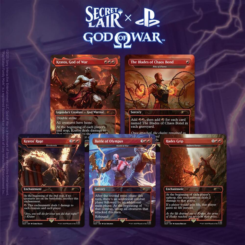 Secret Lair x God of War: Greek - Non-Foil Edition - Secret Lair Drop Series (SLD)