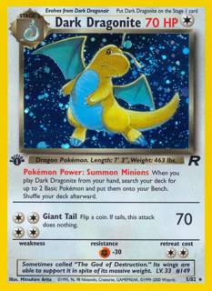 Dark Dragonite (5) - Team Rocket (TR) 1st Edition