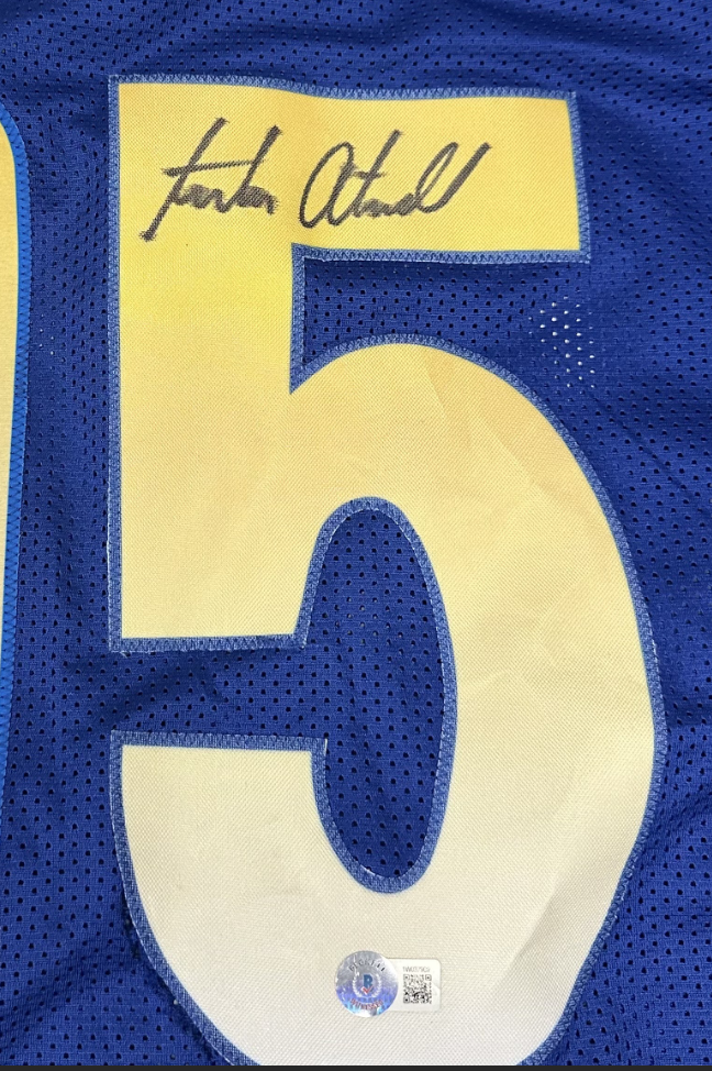 Tutu Atwell Autographed Signed Los Angeles Rams Custom Jersey with Beckett COA