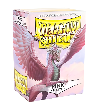 Dragon Shield Sleeves: Pink Matte (Box Of 100)