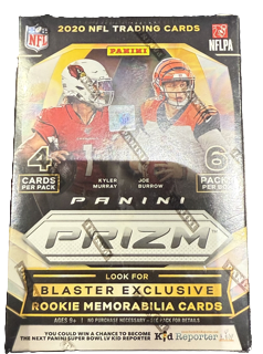 2020 Panini Prizm Football 6 Pack Blaster Box - Lazer Prizms