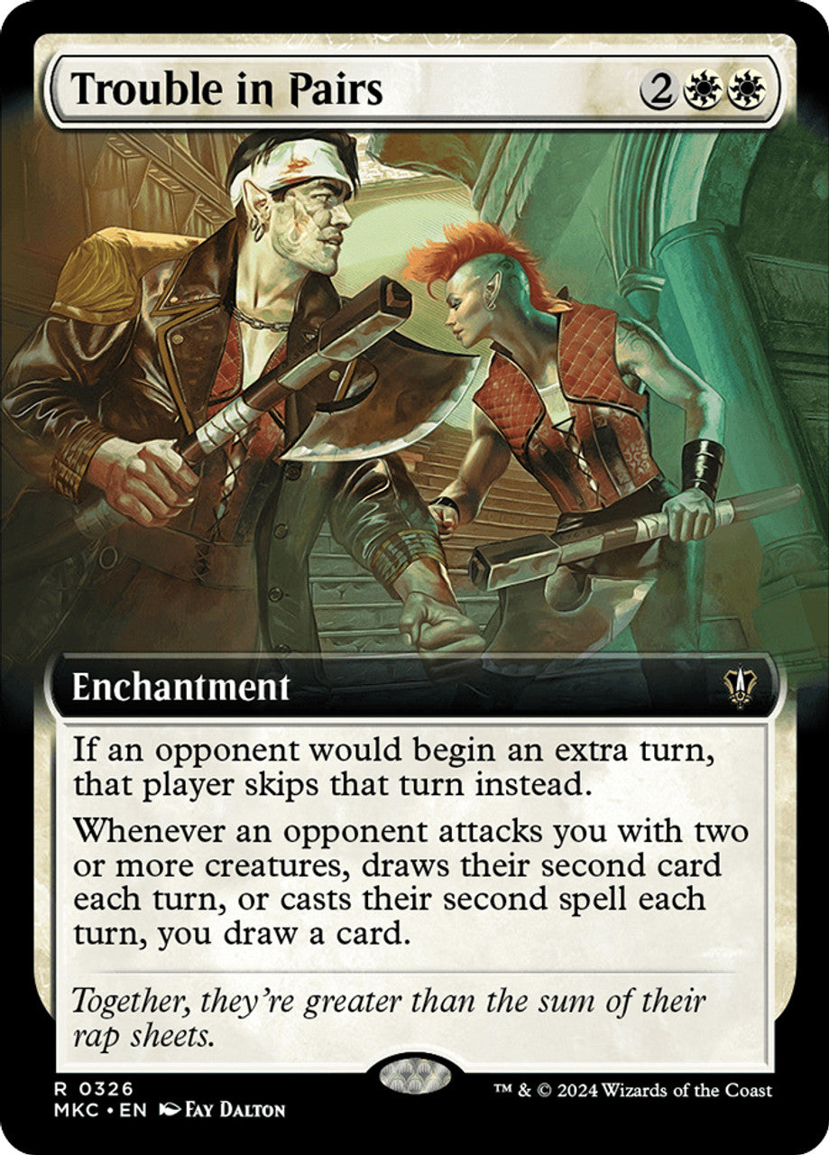 Trouble in Pairs (Extended Art) - Commander: Murders at Karlov Manor (MKC)