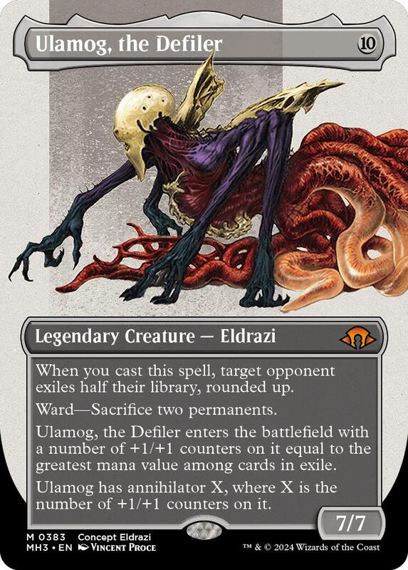 Ulamog, the Defiler (Borderless) - Modern Horizons 3 (MH3)