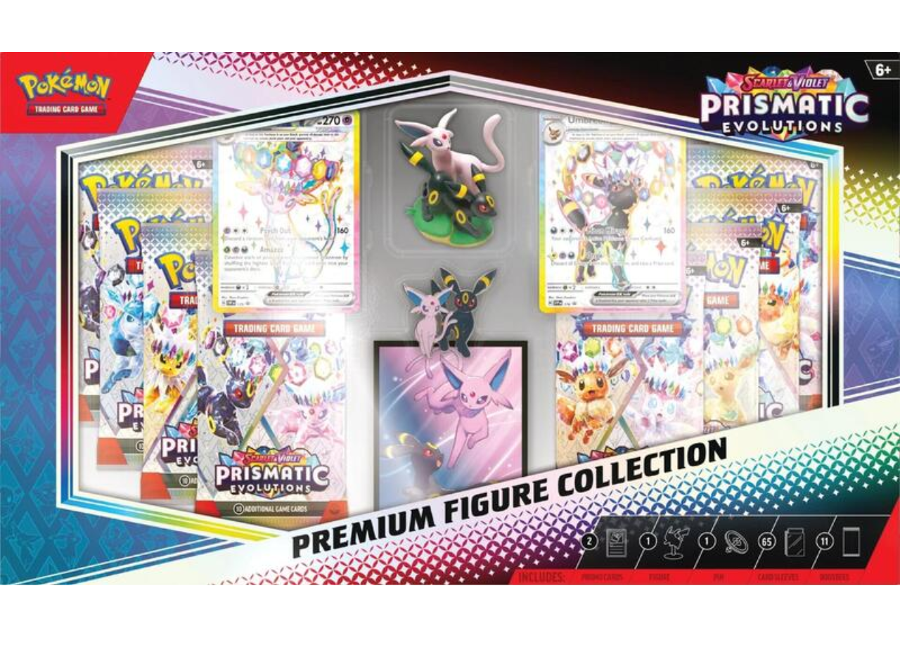 2025 Pokemon Prismatic Evolutions Premium Figure Collection SV