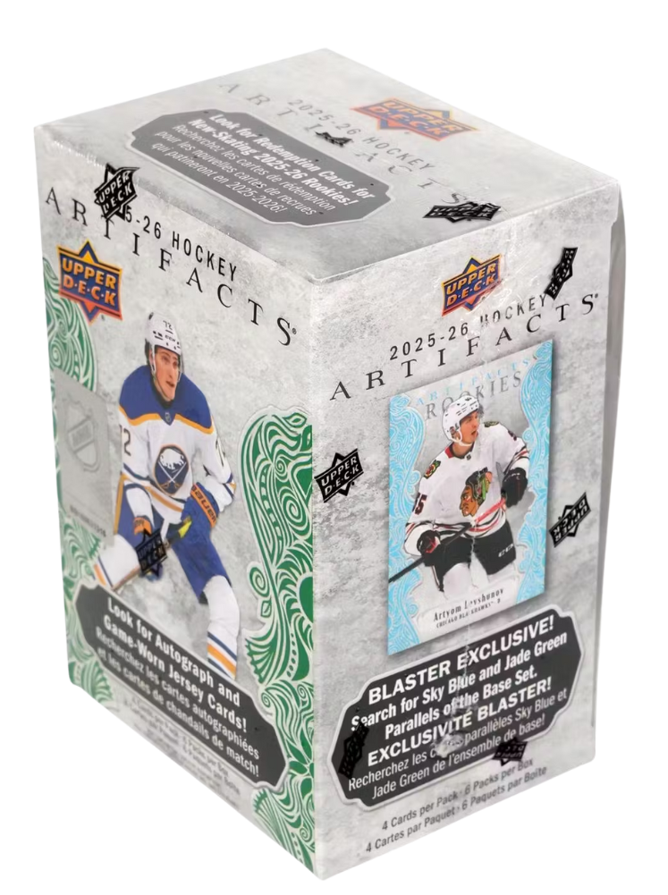 2025-26 Upper Deck Artifacts Hockey 6-Pack Blaster Box