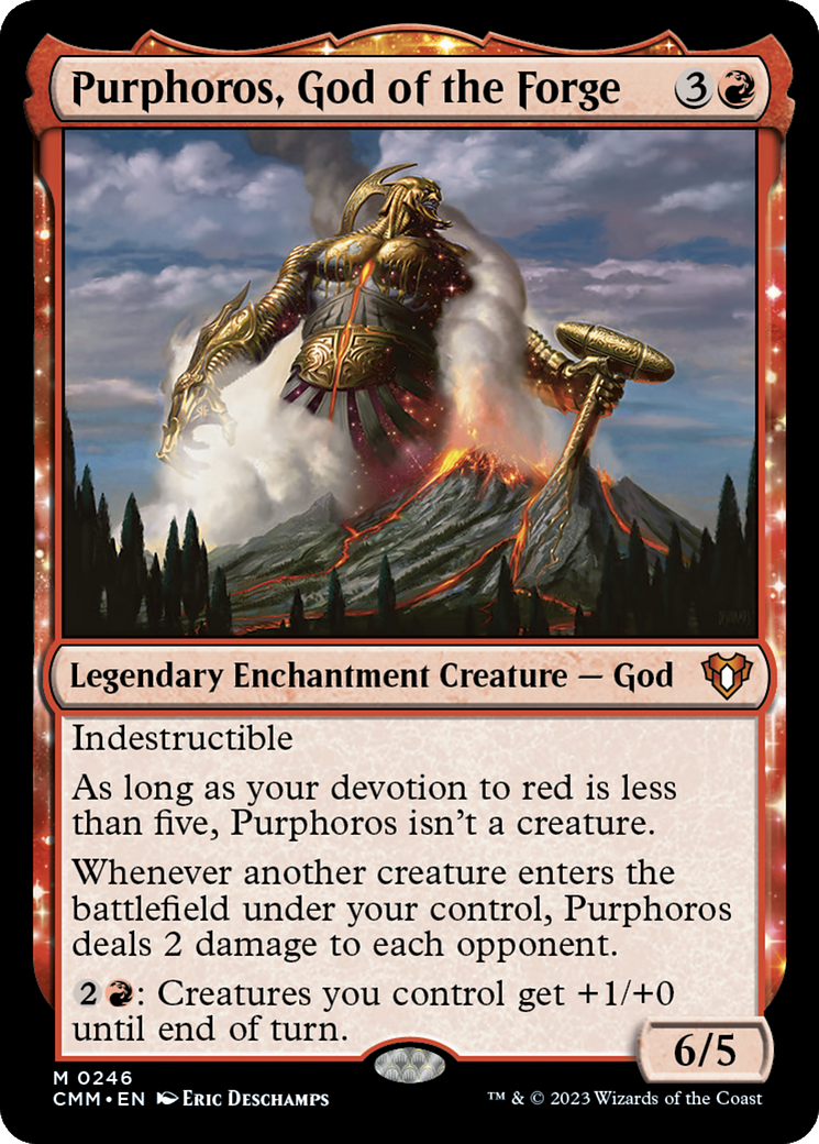 Purphoros, God of the Forge - Commander Masters (CMM)