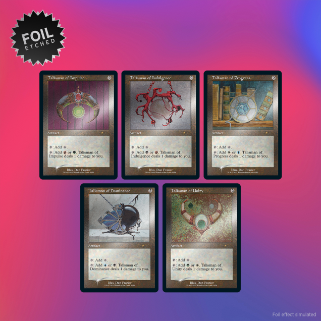 Secret Lair Drop: Dan Frazier Is Back Again: The Allied Talismans - Foil Etched Edition