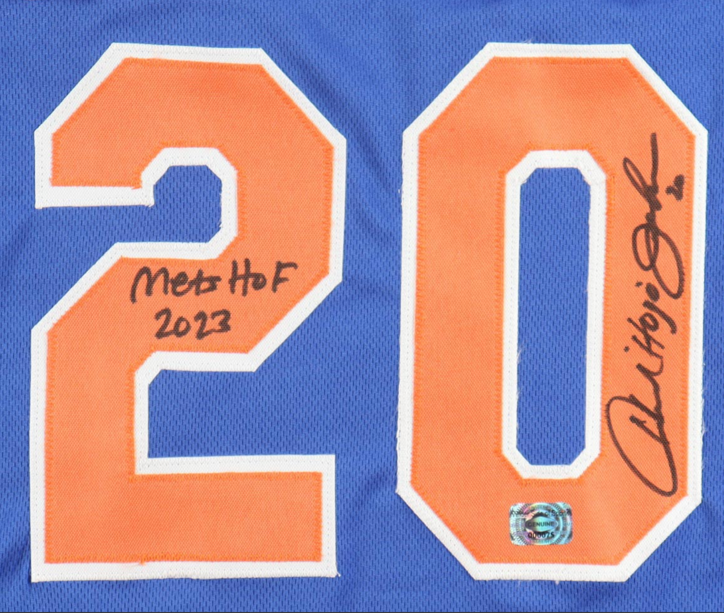 Howard Johnson Mets HOF Autographed Signed Custom Jersey