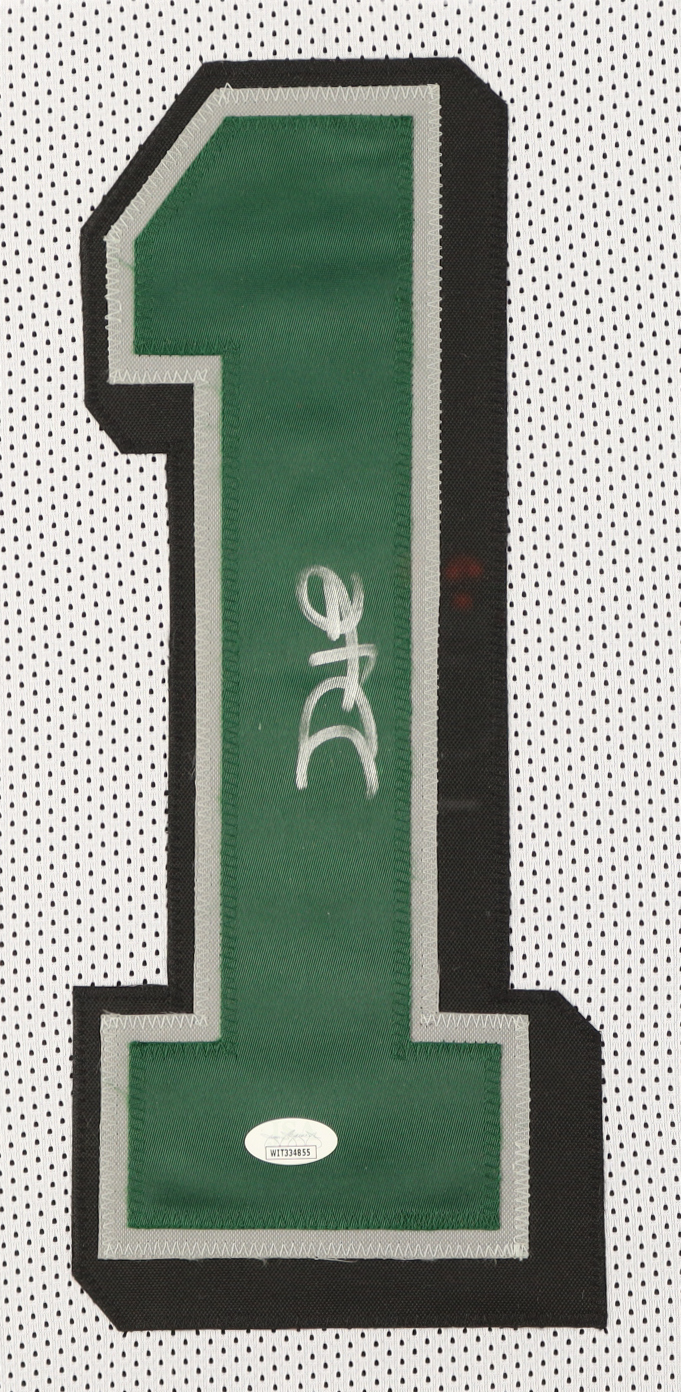 Jalen Hurts Autographed Signed Custom Framed Jersey Display (JSA)