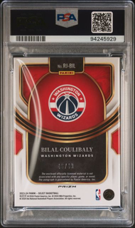 2023 Panini Select - Bilal Coulibaly RJ-BIL - Rookie Jersey Signature Blue /49 - PSA 10