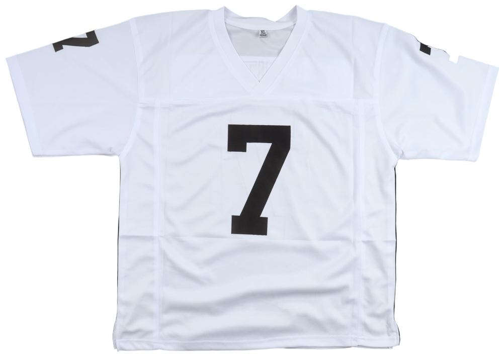 Geno Smith Autographed Signed Raiders Football Jersey (Beckett)