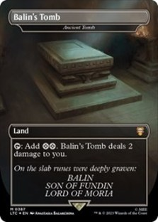 Balin's Tomb - Ancient Tomb - Commander: The Lord of the Rings: Tales of Middle-earth (LTC)
