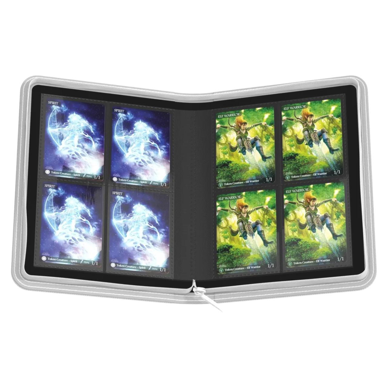 Zipfolio 320 8-Pocket Xenoskin - White