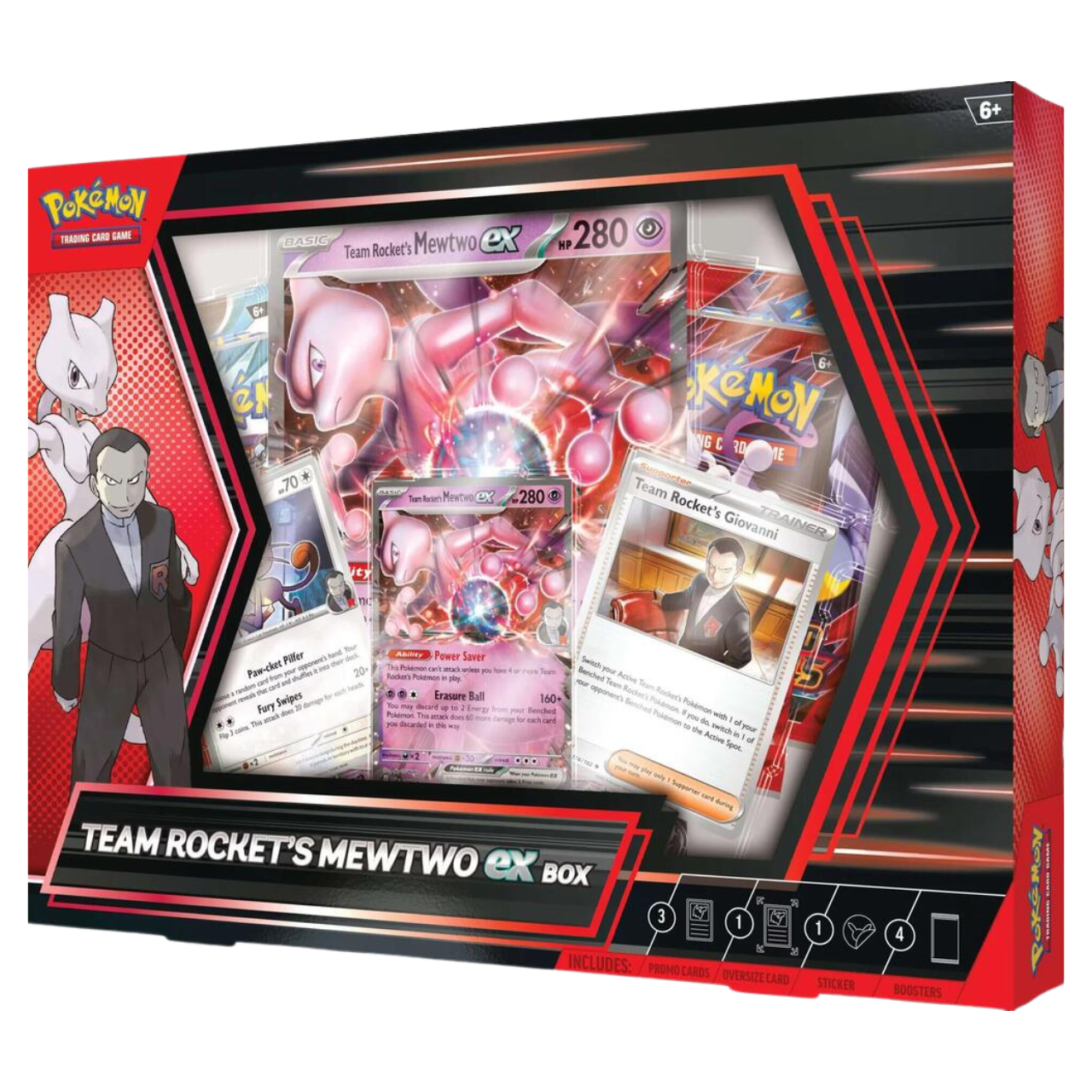 Pokemon Scarlet & Violet Team Rocket's Mewtwo ex Box