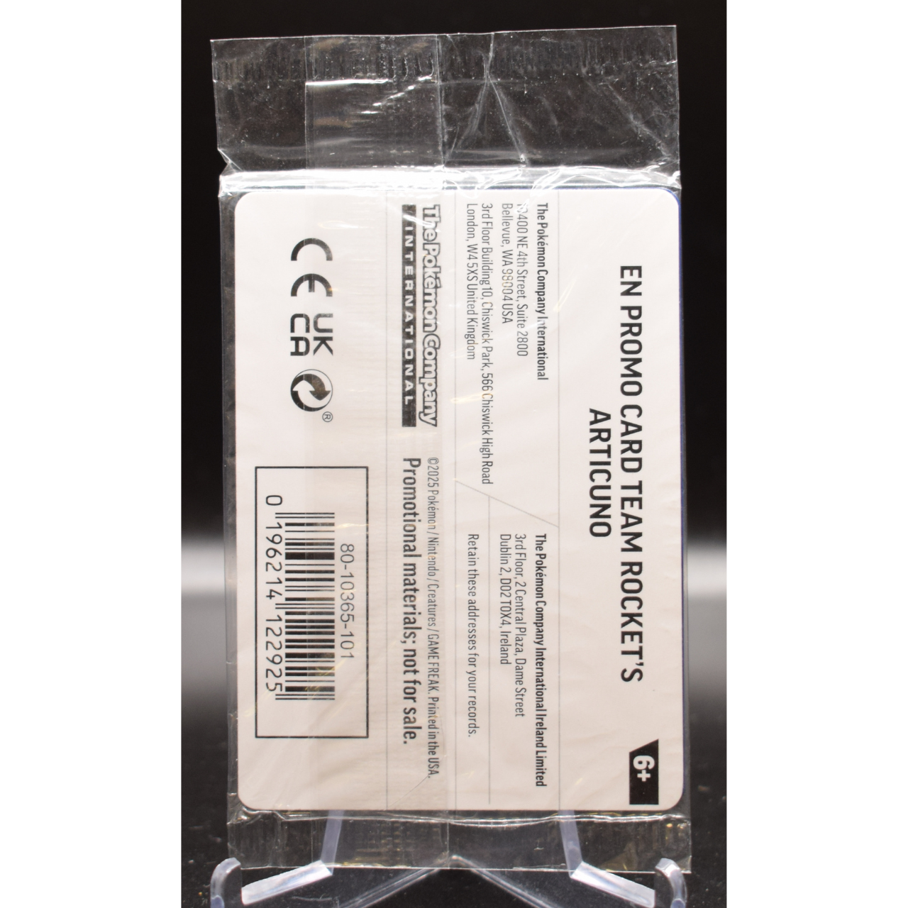 Team Rocket's Articuno (Destined Rivals Stamp) - Miscellaneous Cards & Products (MCAP) - Sealed