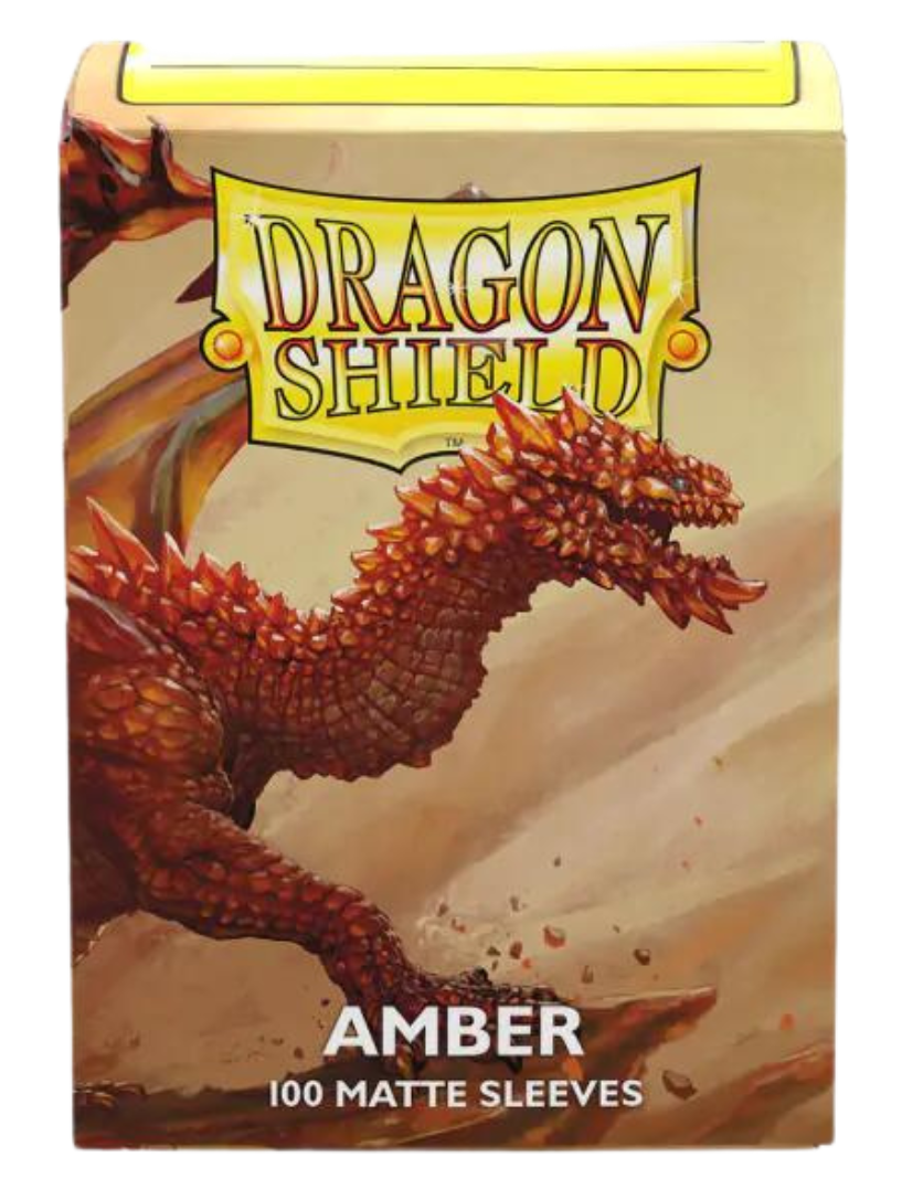 Dragon Shield Sleeves: Amber Standard Matte (Box of 100)