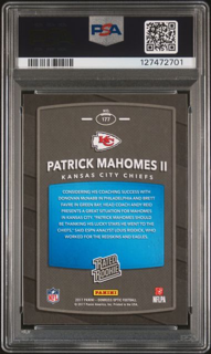 2017 PANINI DONRUSS OPTIC #177 PATRICK MAHOMES II