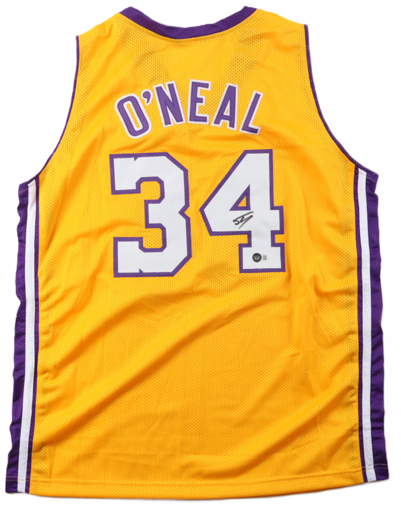 Shaquille O'Neal Signed Autographed Custom Jersey (Beckett)