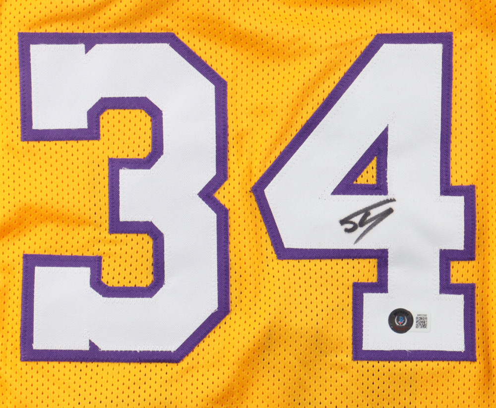 Shaquille O'Neal Signed Autographed Custom Jersey (Beckett)