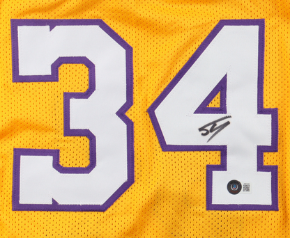 Shaquille O'Neal Signed Autographed Custom Jersey (Beckett)