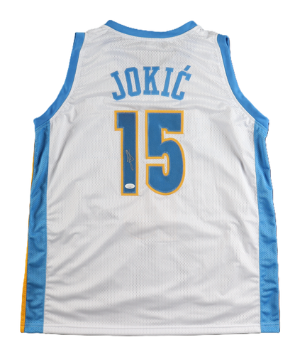 Nikola Jokic Signed Autographed Custom Jersey (JSA)