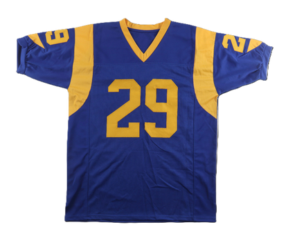 Eric Dickerson Autographed Signed Custom Jersey  Inscribed "HOF 99" -  JSA COA