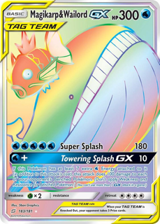 Magikarp & Wailord GX (Secret) - SM - Team Up (SM9)