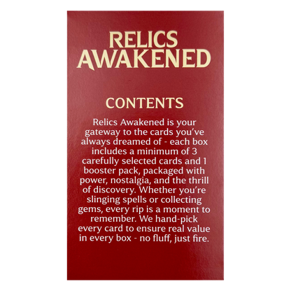 Relics Awakened Magic: The Gathering $500 Repack (Sealed Box)