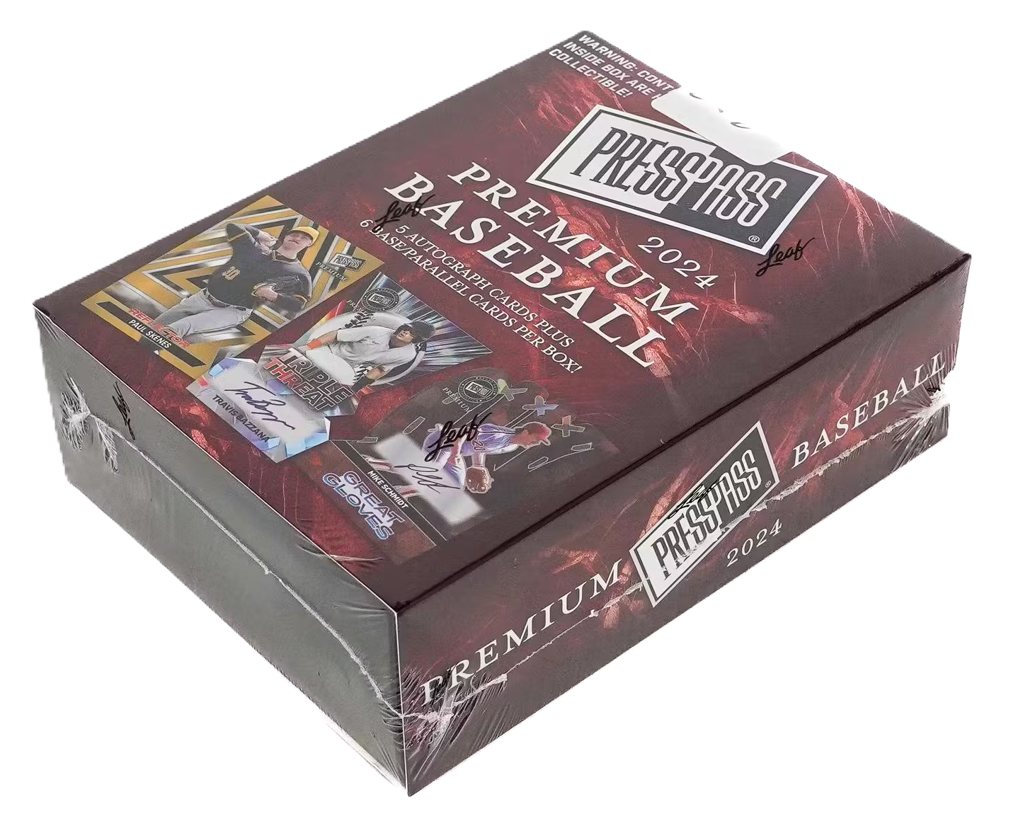 2024 Leaf Press Pass Premium Baseball Hobby Box