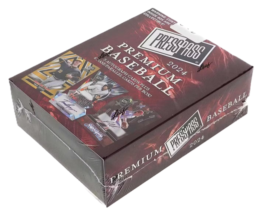 2024 Leaf Press Pass Premium Baseball Hobby Box
