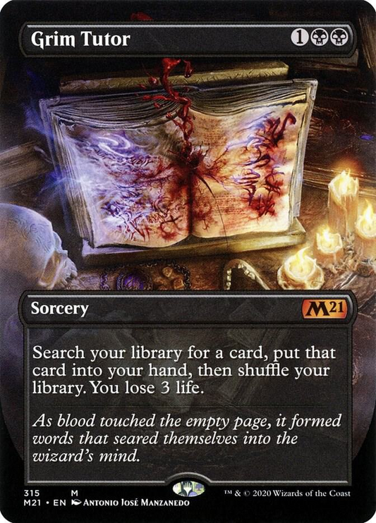 Grim Tutor (Alternate Art) - Core Set 2021 (M21)