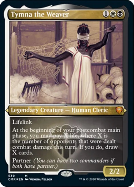 Tymna the Weaver (Foil Etched) - Commander Legends (CMR)