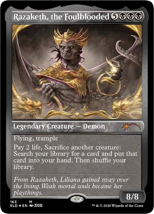 Razaketh, the Foulblooded (Foil Etched) - Secret Lair Drop Series (SLD)