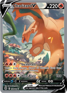 Charizard V (Alternate Full Art) - SWSH09: Brilliant Stars (SWSH09)