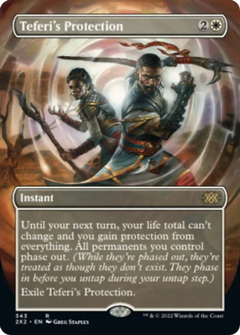 Teferi's Protection (Borderless) - Double Masters 2022 (2X2)
