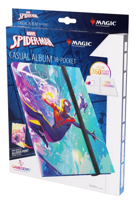 Gamegenic - Casual Album 18-Pocket Binder - Marvel's Spider-Man