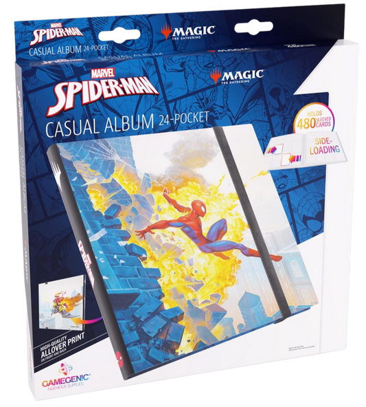 Gamegenic - Casual Album 24-Pocket Binder - Marvel's Spider-Man