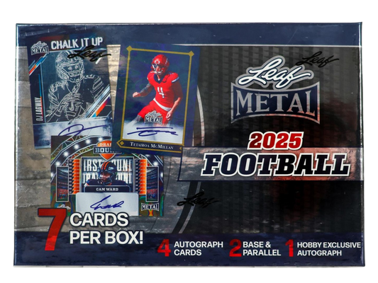 2025 Leaf Metal Football Hobby Box