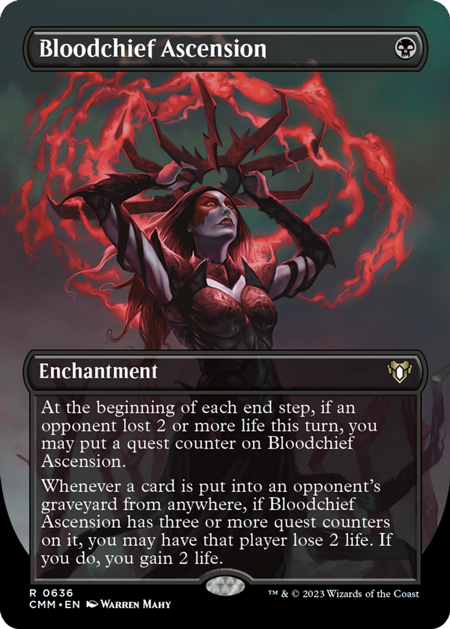 Bloodchief Ascension (Borderless) - Commander Masters (CMM)