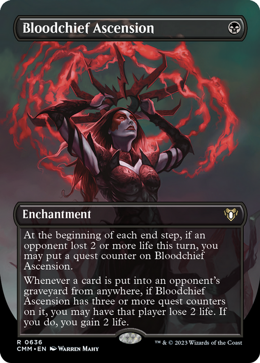Bloodchief Ascension (Borderless) - Commander Masters (CMM)