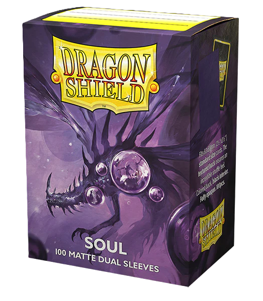 Dragon Shield Sleeves: Soul Matte Dual (Box Of 100)