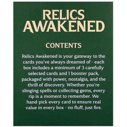 Relics Awakened Magic: The Gathering $50 Repack